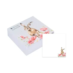 Wrendale Designs by Hannah Dale Sticky Notes - Field Of Flowers - Hare