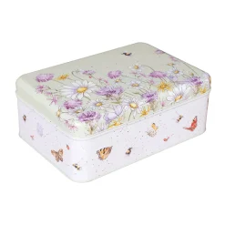 Wrendale Designs by Hannah Dale Rectangular Tin - Bee & Butterfly