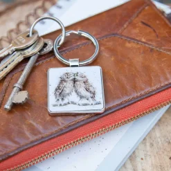 Wrendale Designs by Hannah Dale Keyring - Birds Of A Feather