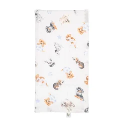 Wrendale Designs by Hannah Dale Little Wren 100% Cotton Muslin Gift Set - Little Paws