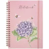 Wrendale Designs by Hannah Dale A4 Spiral Notebook - Hydrangea Bee