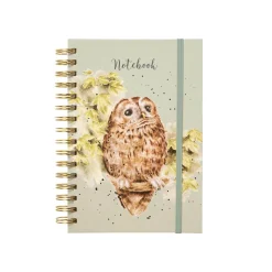 Wrendale Designs by Hannah Dale A5 Spiral Notebook - Treetops - Owl