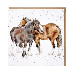 Wrendale Designs by Hannah Dale Card - Side By Side