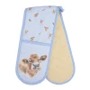 Wrendale Designs by Hannah Dale Double Oven Glove - Farmyard Friends