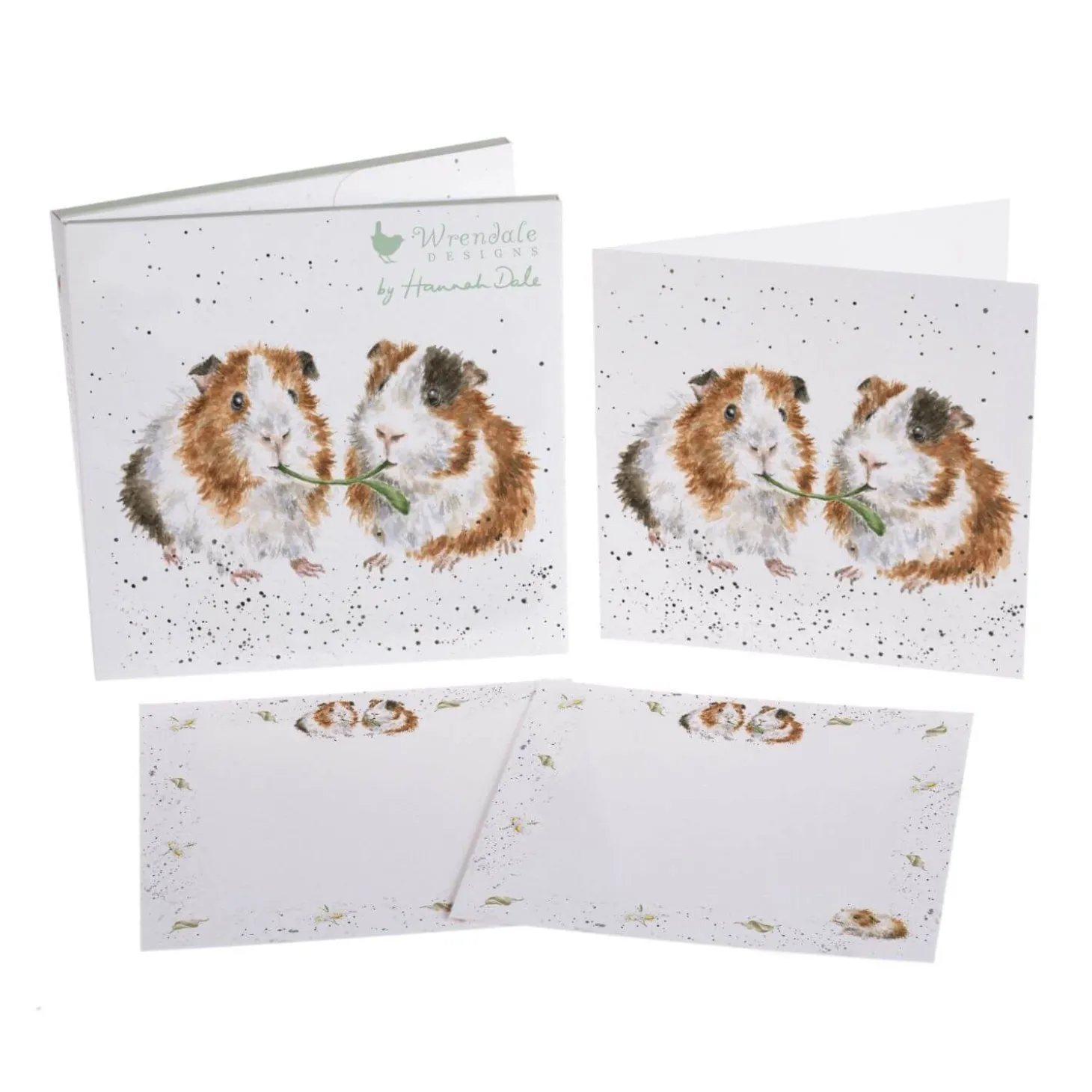 Wrendale Designs by Hannah Dale Notecard Pack - Lettuce Be Friends