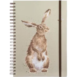 Wrendale Designs by Hannah Dale A4 Spiral Notebook - Hare And The Bee