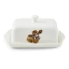 Wrendale Designs by Hannah Dale Bone China Covered Butter Dish - Mooo Cow