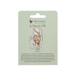 Wrendale Designs by Hannah Dale Pin Badge - Feline Good - Cat
