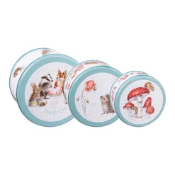 Wrendale Designs by Hannah Dale 3 Piece Cake Tin Nest - The Country Set