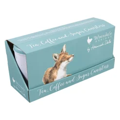 Wrendale Designs by Hannah Dale 3 Piece Tin Canister Set - The Country Set