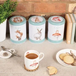 Wrendale Designs by Hannah Dale 3 Piece Tin Canister Set - The Country Set