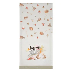 Wrendale Designs by Hannah Dale 100% Cotton Fabric Table Runner - Garden Friends
