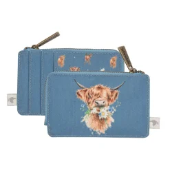 Wrendale Designs by Hannah Dale Coin/Card Holder Purse - Cow