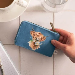 Wrendale Designs by Hannah Dale Coin/Card Holder Purse - Cow