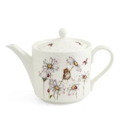 Wrendale Designs by Hannah Dale 2 Pint Teapot - Oops A Daisy