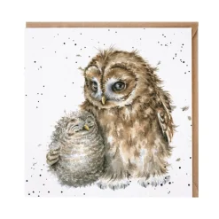 Wrendale Designs by Hannah Dale Card - Owl-Ways By Your Side - Owl