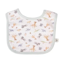 Wrendale Designs by Hannah Dale Little Wren 100% Cotton Bib Gift Set - Little Savannah