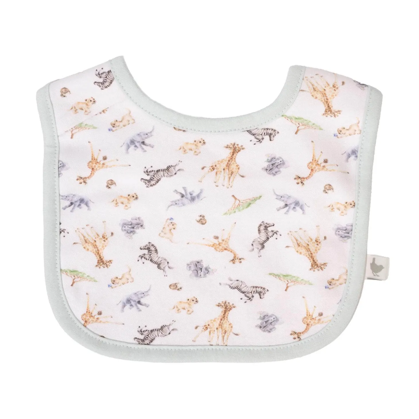 Wrendale Designs by Hannah Dale Little Wren 100% Cotton Bib Gift Set - Little Savannah