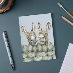 Wrendale Designs by Hannah Dale A6 Notebook - Hee Haw - Donkey