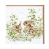 Wrendale Designs by Hannah Dale Card - Spring Hares