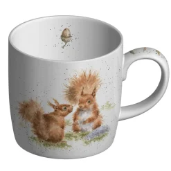Wrendale Designs China Mug - Between Friends Squirrel