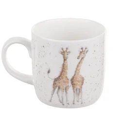 Wrendale Designs China Mug - First Kiss Giraffe