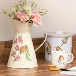 Wrendale Designs Flower Jug - The Pea Thief
