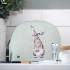 Wrendale Designs Large Cosmetic Bag - Hare and the Bee