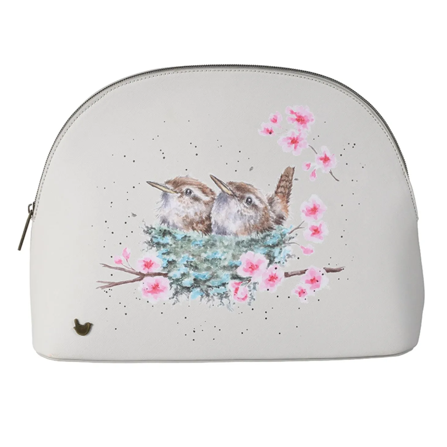Wrendale Designs Large Cosmetic Bag - Home Tweet Home