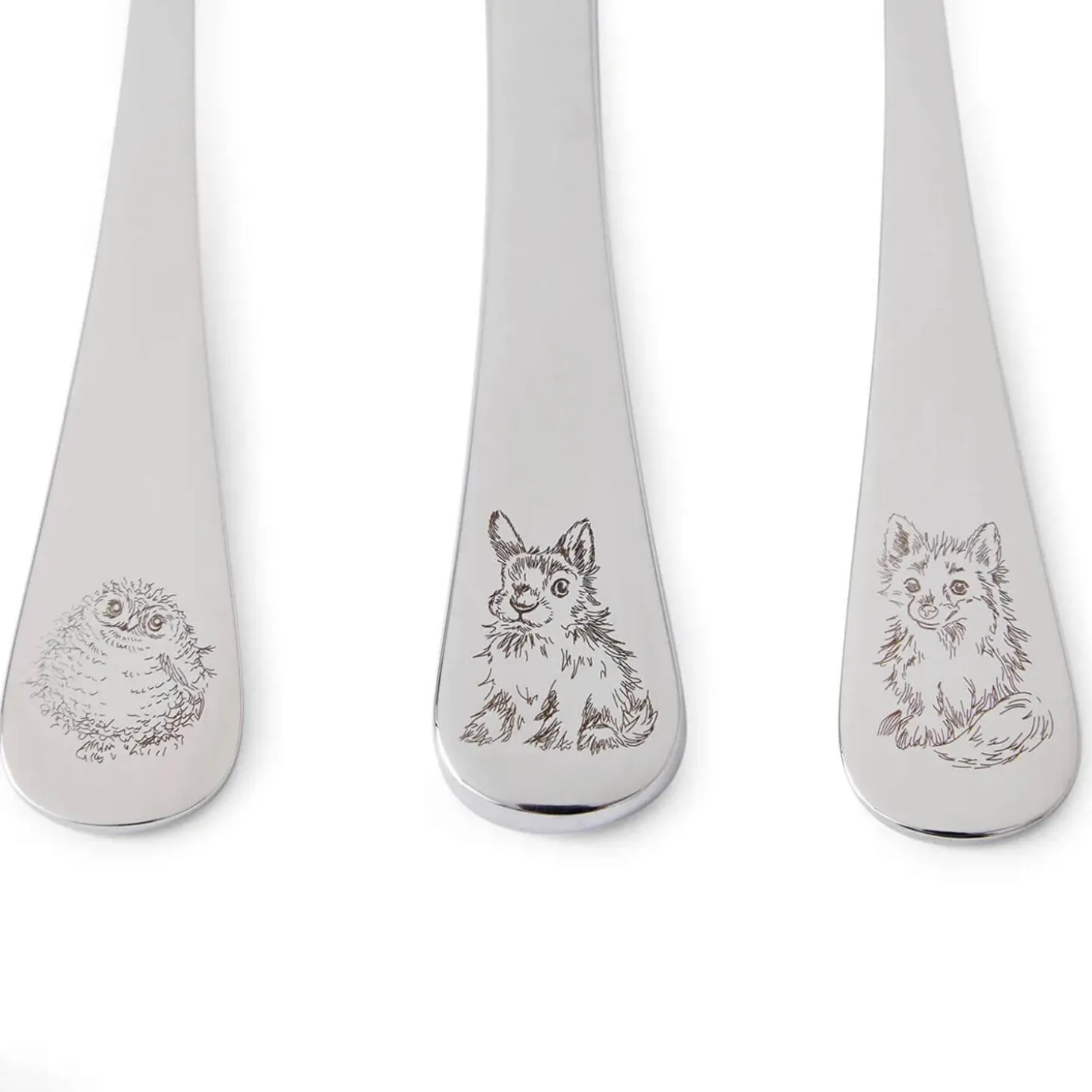 Wrendale Designs Little Wren Stainless Steel 3-Piece Cutlery Set