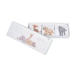 Wrendale Designs Little Wren Little Savannah African Animal Bamboo Baby Socks - 6-12 Months