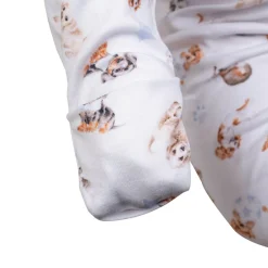 Wrendale Designs Little Wren  Little Paws Printed Babygrow - 0-3 Months