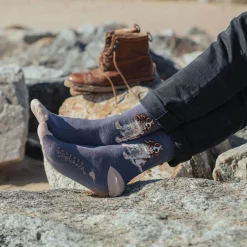 Wrendale Designs Mens Bamboo Socks One Size 7-11 - Willow - Spaniel