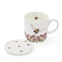 Wrendale Designs Mug & Coaster Set - Bumble Bee
