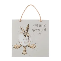 Wrendale Designs Wooden Plaque - Keep Going - You've Got This