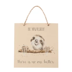 Wrendale Designs Wooden Plaque - Be Yourself - There Is No One Better