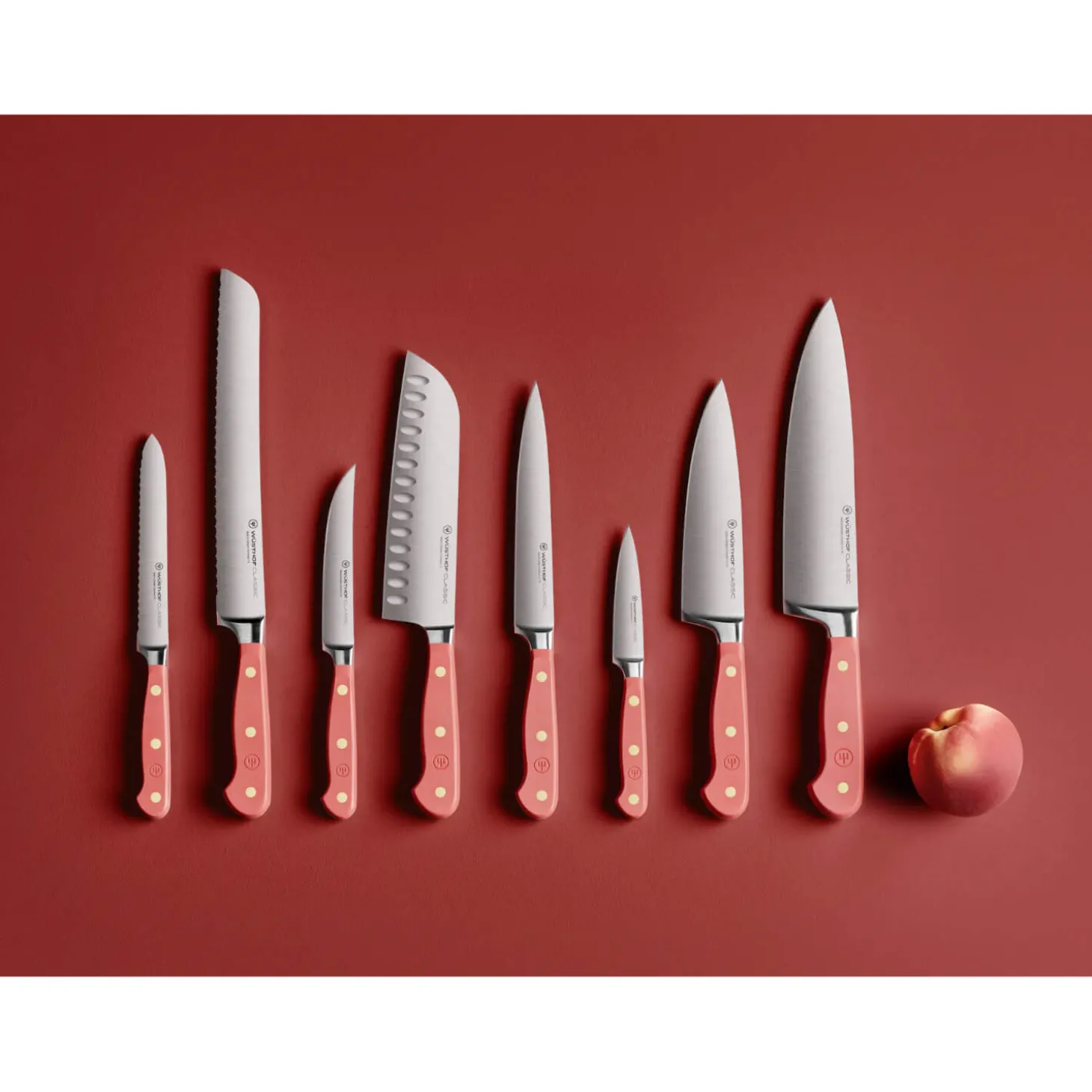Wusthof Classic 20cm Chefs Knife - Coral Peach
