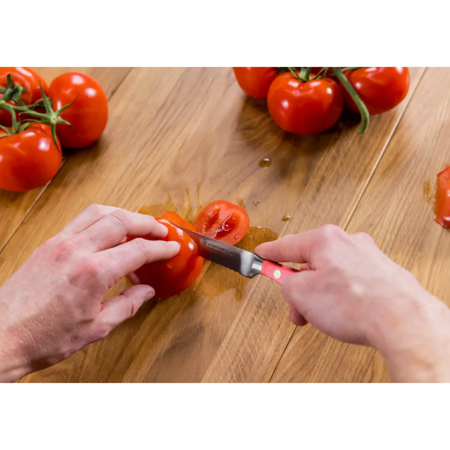 Wusthof Classic 20cm Chefs Knife - Coral Peach