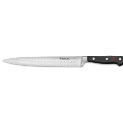 Wusthof Classic 23cm Granton Edge Carving Knife - Black