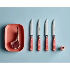 Wusthof Classic 12cm Steak Knife - Coral Peach