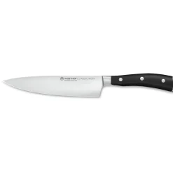 Wusthof Classic Ikon 18cm Chefs Knife - Black