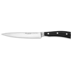 Wusthof Classic Ikon 16cm Fillet Knife - Black