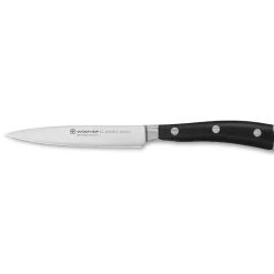 Wusthof Classic Ikon 12cm Utility Knife - Black