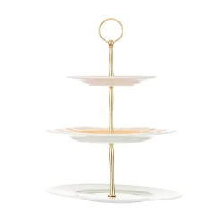 Yvonne Ellen 3 Tier Fine China Cake Stand - Animal