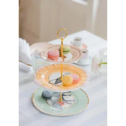 Yvonne Ellen 3 Tier Fine China Cake Stand - Animal