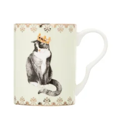 Yvonne Ellen Best Of British Bone China Medium Mug - Cat