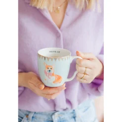 Yvonne Ellen Best Of British Large Bone China Mug - Corgi