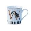 Yvonne Ellen Bone China 330ml Alphabet Mug - W