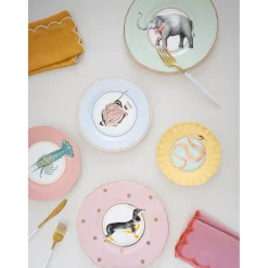 Yvonne Ellen 23cm Fine China Sandwich Plate - Elephant