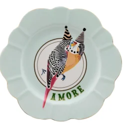Yvonne Ellen 23cm Fine China Flower Plate - Parrots